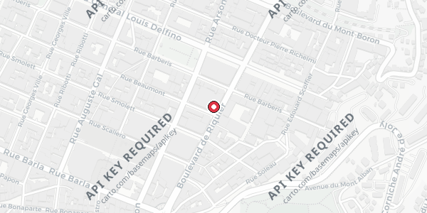 Map of 21 Bd de Riquier, 06300 Nice